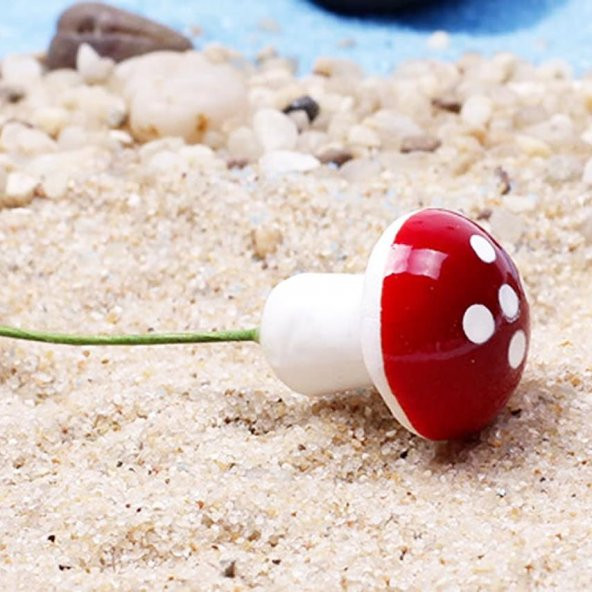 10 Adet 3cm Strafor Mantar Çubuklu - 2