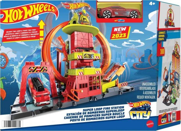 Mattel Hot Wheels Çember Pistli Iftaiye Istasyonu Hkx41 - 5