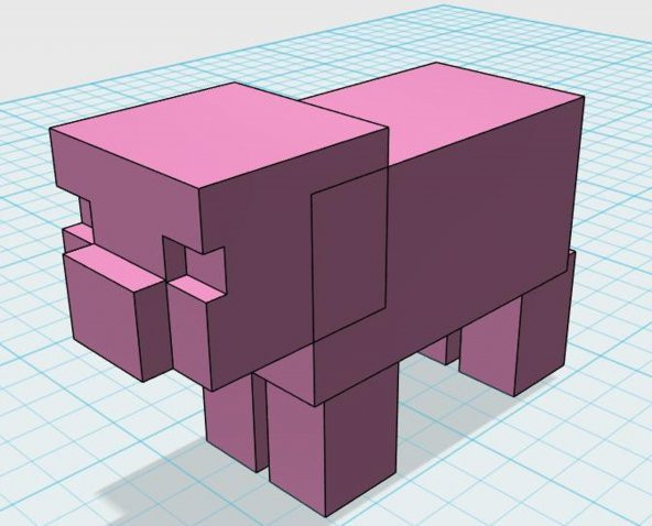 Minecraft Domuz Plastik Aparat - 2