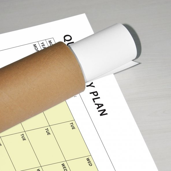 Tarihsiz Üç Aylık Duvar Takvimi, Üç Aylık Planlayıcı, Yıllık Duvar Planlayıcı, Boho Color - 70x100 cm - Resim 10