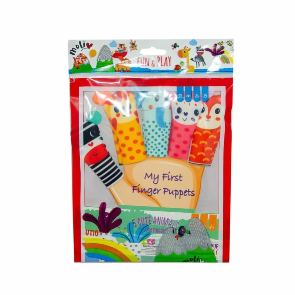 MOL-108 Poşette 5'li El Kuklası - Asya Oyuncak - 3