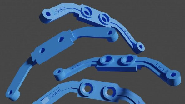 100Mm Vize Mount-Hanger Plastik Aparat