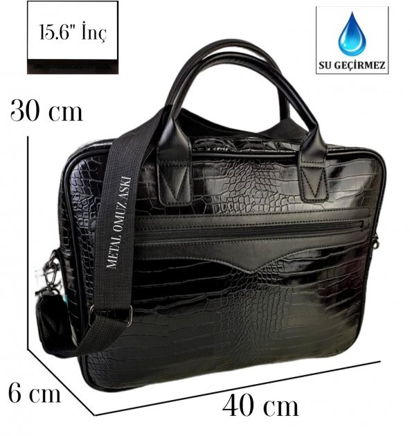 Evrak Çantası Laptop Bölmeli Kroki 15.6" İnç Slim 8683255012152 - 2