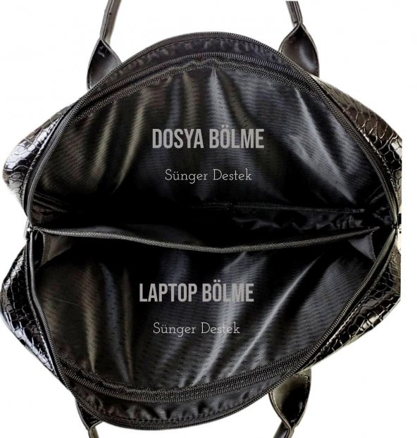 Evrak Çantası Laptop Bölmeli Kroki 15.6" İnç Slim 8683255012152 - 4