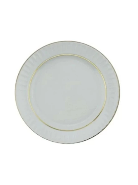 Güral Porselen SF20DU Mat Sedef Düz Tabak 20 Cm 6 Lı
