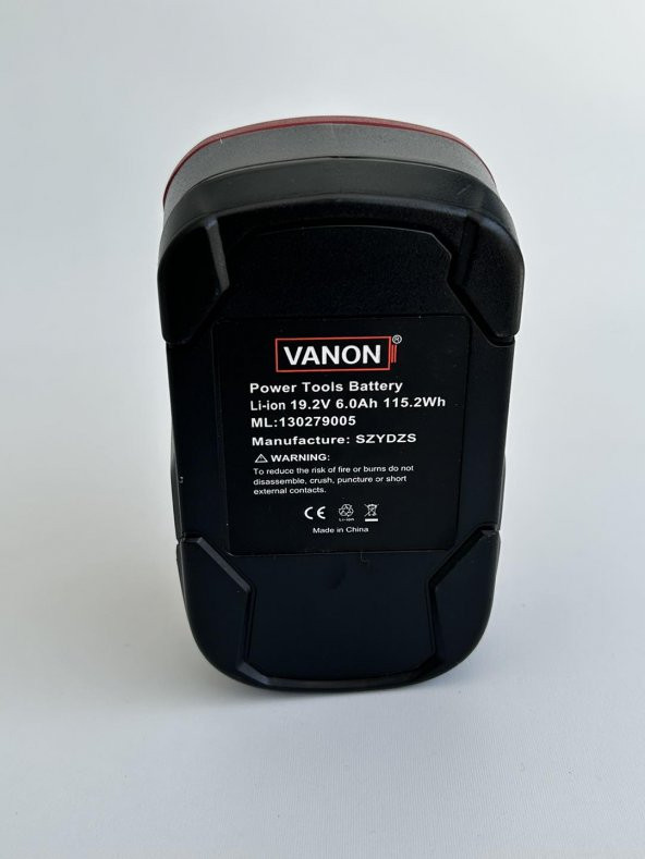 Vanon 19.2V 6.0Ah Li-ion Akü 130279005 (Kutusuz) - Resim 5