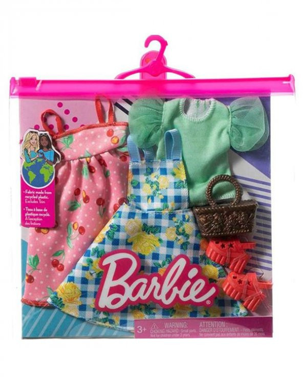 Barbie’nin Kıyafet Koleksiyonu 2’li Paketler HJT33
