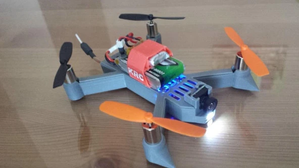 Mikro Drone Fpv 112Mm Cooreless 8,5Mm Rx Hubsan 107 Plastik Aparat