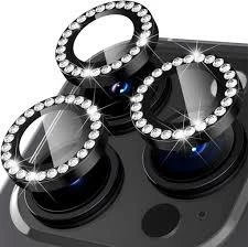 İphone 14-15 Pro -14-15 Pro Max Uyumlu Taşlı Lens Koruma - 7
