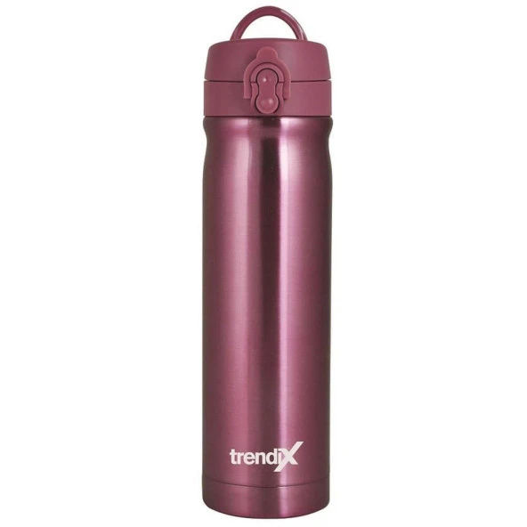 Trendix Termos Çelik İçli 500 ML Toz Pembe Çelik İçli Termos Matara - 2