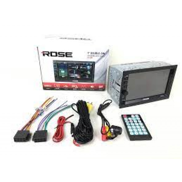 Rose DC-6300 V2 Double Din Geri Görüş Kameralı Bluetooth Oto Teyp - 2