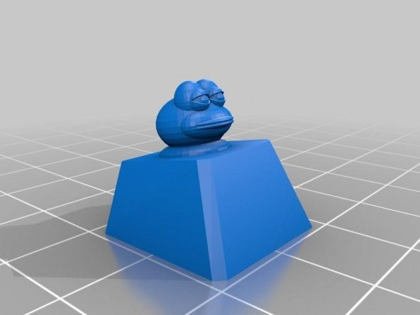 Kiraz Mx Klavye İçin Pepe Keycap Plastik Aparat - 2