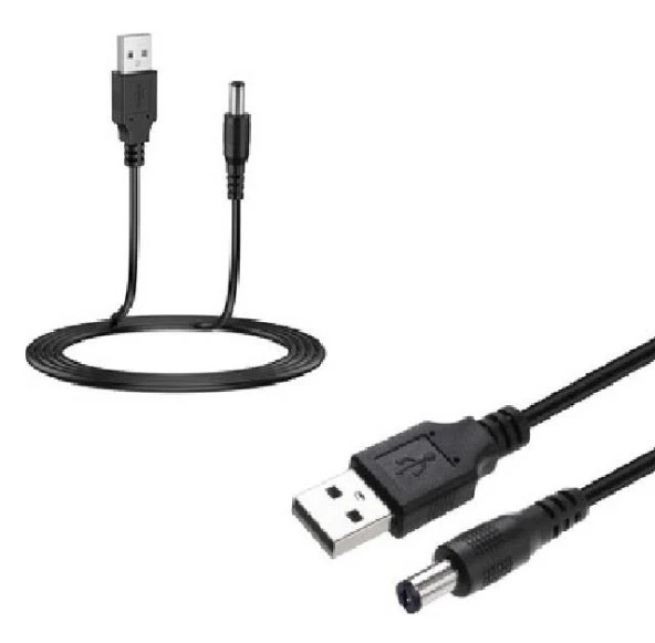 USB To Power Kablo 1 Metre 2.1 - 2.5mm Arduino Uyumlu ürün görseli