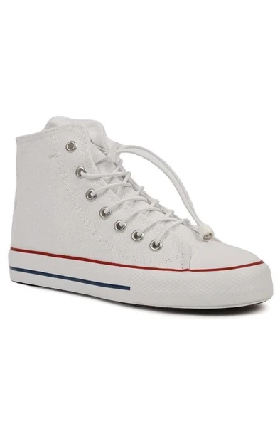 Cool Luis Uzun Unisex Çocuk Keten Konvers Ayakkabı - Resim 7