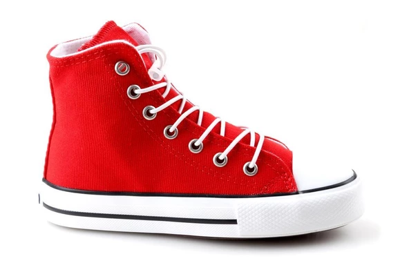 Cool Luis Uzun Unisex Çocuk Keten Konvers Ayakkabı - Resim 2