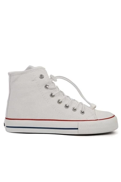 Cool Luis Uzun Unisex Çocuk Keten Konvers Ayakkabı - Resim 8