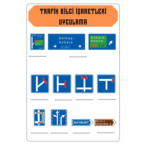 Uygulamalı Trafik İşaretleri Kitabı - Resim 7