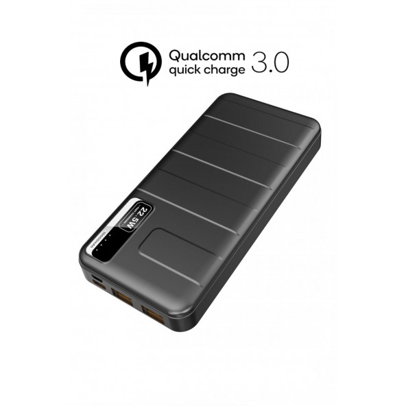 10.000 mAh POWERBANK PD-22.5  Watt Qualcomm Quick Süper Hızlı Şarj Powerbank Iphone &Andorid Uyumlu - 2
