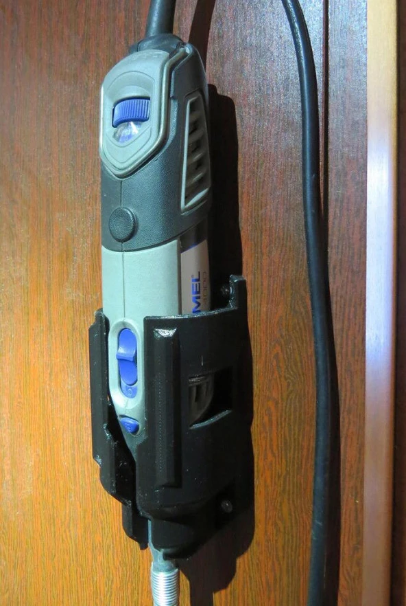 Flexi-Mil İle Dremel 4000 İçin Duvar Montajı Plastik Aparat