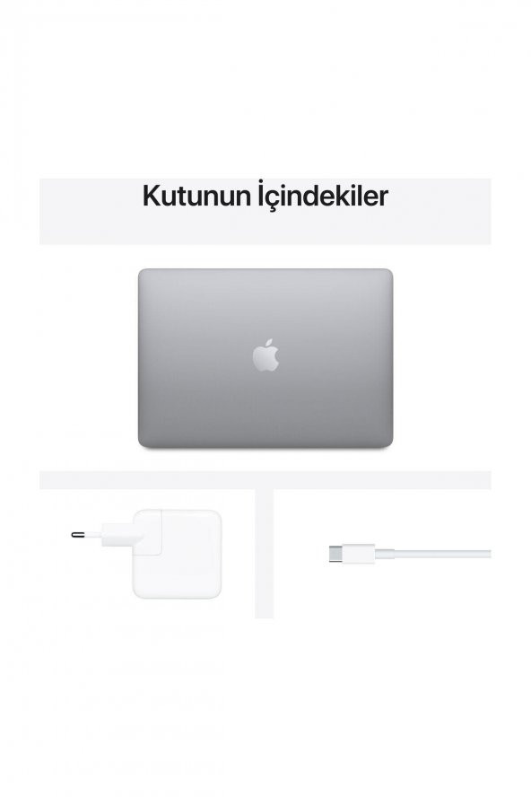Macbook Air M1 8 GB 256 GB SSD 13.3" MGN63TU/A Uzay Grisi - Resim 6