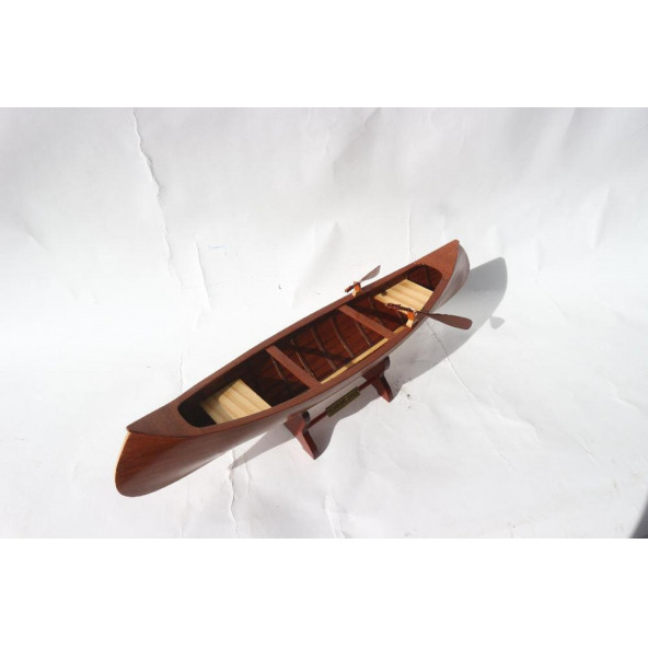 DENİZCİLİK GRUBU - Vietnam Gemiler-INDIAN GIRL CANOE-60x12x15 CM-JFB0046W ürün görseli