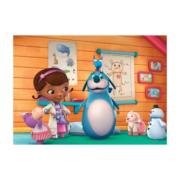 Ks Games Puzzle 50 Parça Doc Mcstuffins 50 Parça Çocuk Puzzle