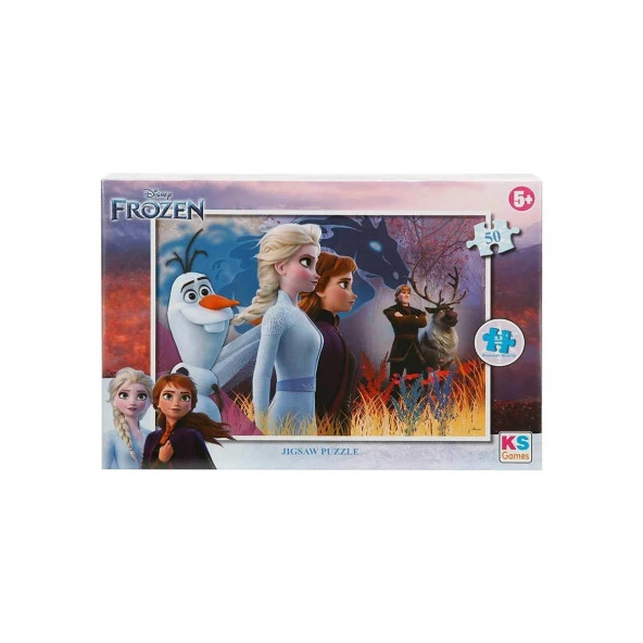 Ks Games Puzzle 50 Parça Frozen 50 Parça Çocuk Puzzle