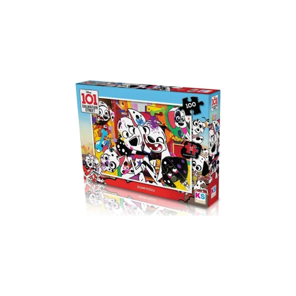 Ks Games Puzzle 100 Parça 101 Dalmatian Çocuk Puzzle 100 Parça