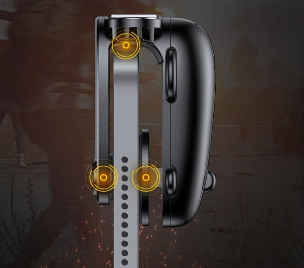 Baseus Ateş Düğmesi - Pubg - Tüm Oyun Ve Telefonlar İle Uyumlu Oyun Konsolu - Universal Oyun Adaptörü Şeffaf ACPBCJ-02 - 6