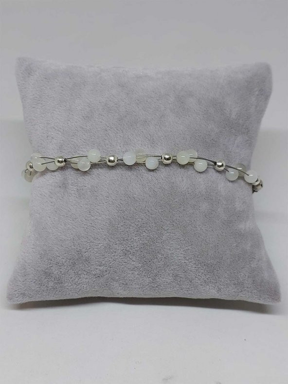 Ay Taşı Bileklik 4mm - Resim 2