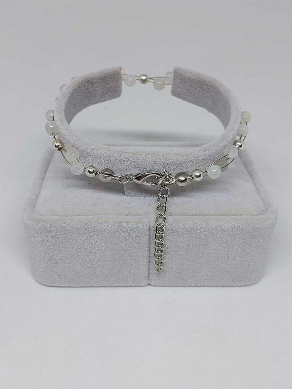 Ay Taşı Bileklik 4mm - Resim 3