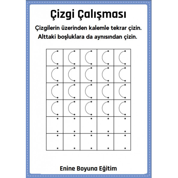 Okul Öncesi Makas ve Çizgi Becerileri - 5