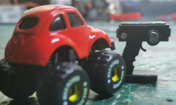 Mini Rc Araba Verici Plastik Aparat - 2
