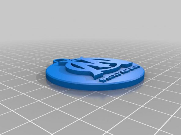 Om Logo Anahtarlık Plastik Aparat