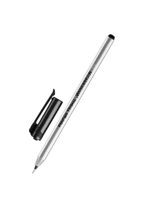 Tükenmez Kalem 1 Adet Siyah Pensan Siyah Tükenmez Kalem Triball 1.0mm Pensan 1003