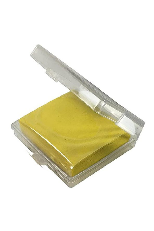 Sarı Hamur Silgi Kutulu 1 Paket Faber Hamur Silgi Çizim Silgisi Yoğrulabilir Silgi Plastik Kutulu Sarı - 2