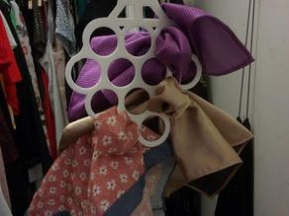 Eşarp Askıları, Birden Çok Boyut Plastik Aparat - Resim 8