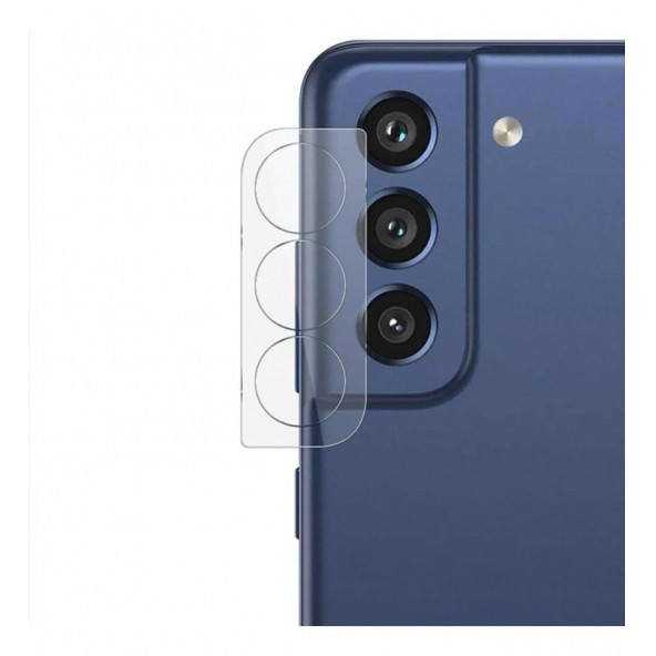 Samsung Galaxy S21 FE Kamera Lens Koruyucu Temperli Cam