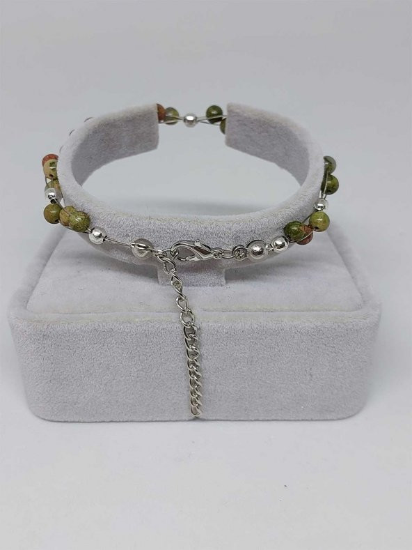 Unakit Taşı Bileklik 4mm - Resim 3