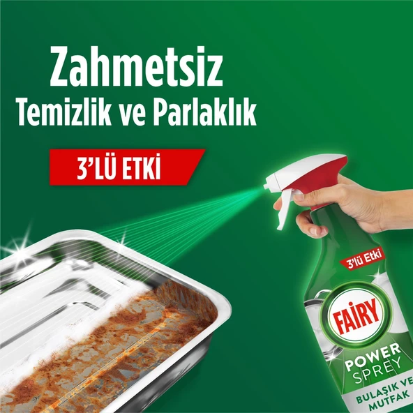 Fairy Power Sprey 3 ü 1 Arada Bulaşık Ve Mutfak 500 ml - 3
