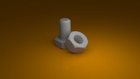 M8 Somun Ve Cıvata Plastik Aparat - 1