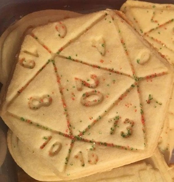 D20 Zar 20 yüzlü Kurabiye Kek Kalıbı Kalıp Organik Plastikten - 2