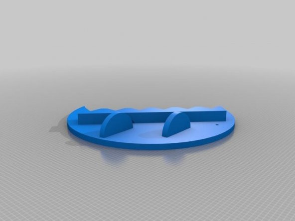 2D / 3D 3D Yazıcı / Cnc Router / Lazer İçin Parametrik Ay Rafı Plastik Aparat - 6
