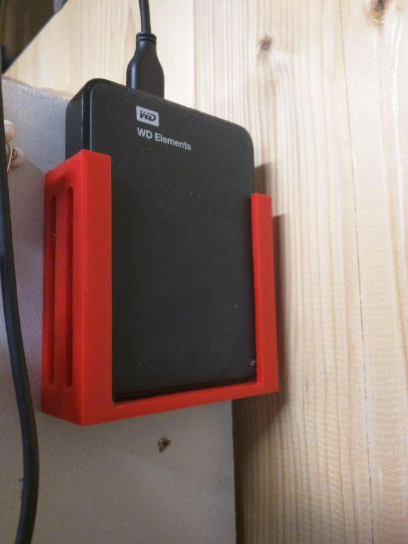 Duvara Monte 3.5 Harddisks Hdd / Wandhalterung Für Externe 3.5 Festplatten Plastik Aparat - 1