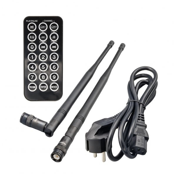 WESTA WAP-15505 400 WATT 15 16*2 KANAL 2 YOLLU 2 EL TELSİZ MİKROFONLU BLUETOOTH ÖZELLİKLİ ŞARJLI AKTİF KABİN HOPARLÖR - 3