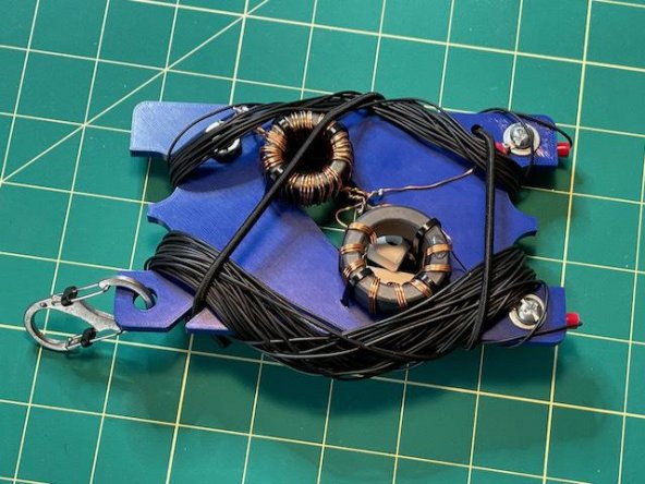 Efrw Eşleştirme Ağı, Rf Choke Ve Anten Tel Sarıcı Plastik Aparat