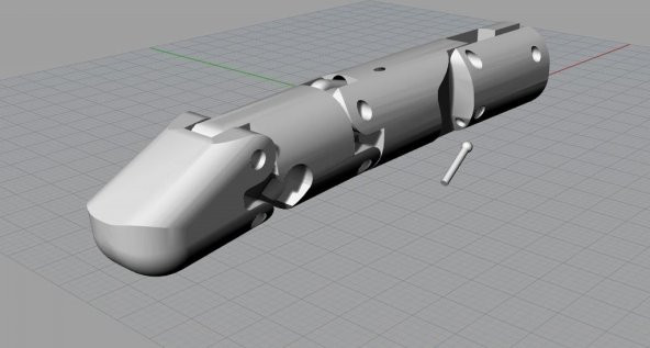 Protez El İçin Yeni Parmak (Ilerici Ve Bağımsız Parmak Hareketi) Plastik Aparat