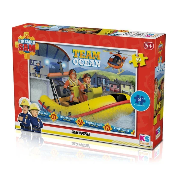 FRS 709 Fireman Sam Puzzle 50 Parça- KS Games