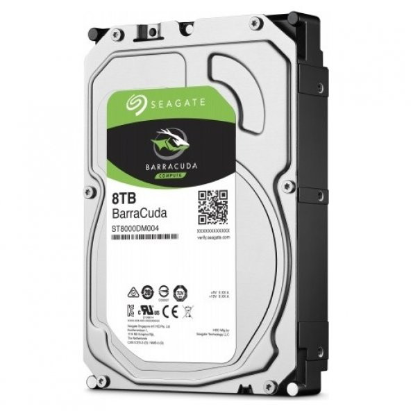 Seagate BarraCuda 8TB 5400RPM 256MB Cache SATA 6.0GB/s 3.5" Internal Hard Drive Bare Drive ST8000DM004 - 2