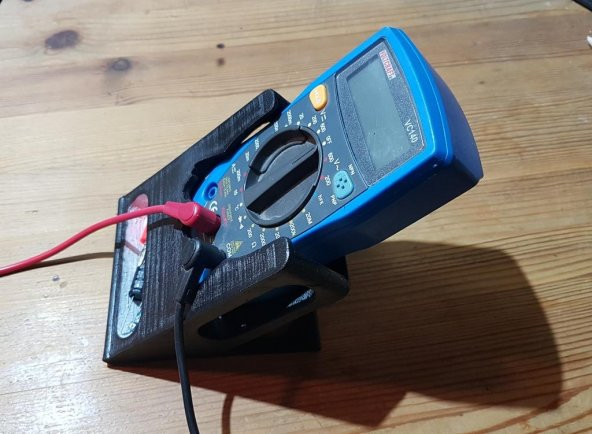 Voltcraft Vc140 İçin Multimetre H(Schreibtisch 455° Ve Wandmontage) Für Voltcraft Vc140 İçin Multimetre Tutucu (Desk 45 ° Ve Duvar Montajı) Plastik Aparat - 7